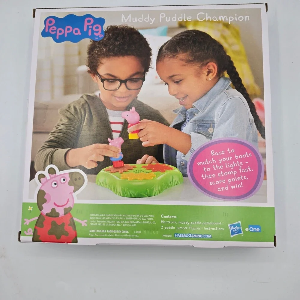 Peppa Pig Muddy Puddle Champion Electronic Game Hasbro Game Preschool Toy